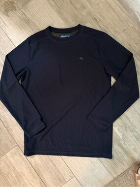 Tommy Bahama Long-Sleeve Crewneck in Deep Navy